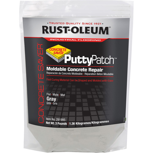 Mat&eacute;riau de ragr&eacute;age Concrete Saver Putty Patch, Sac, Gris Haskins Industrial Inc.