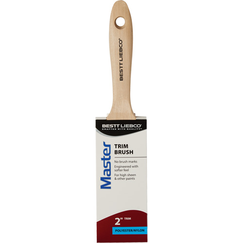 Pinceau pour garnitures Master, Poly/nylon, Manche Bois, Largeur de 2" Haskins Industrial Inc.