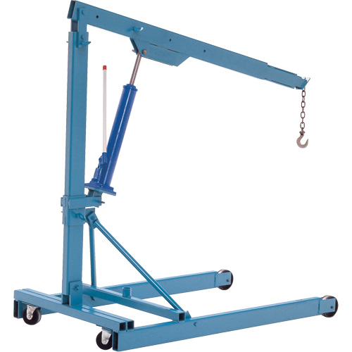 Portable Floor Cranes, 8' Lift, 2000 lbs. (1 tons), 82-1/2" Arm, 69-1/4" H Haskins Industrial Inc.