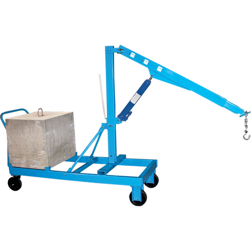 Potences de levage - Fl&egrave;che inverse, Lev&eacute;e 8', 2000 lb (1 tonne), 57" bras, 78" ha Haskins Industrial Inc.