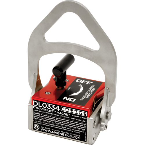 Aimants Dynamic Lift, Capacit&eacute; de retenue 334, 6-1/2" lo x 4" la x 9-1/4" h Haskins Industrial Inc.