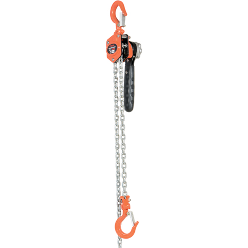 Mini Lever Hoist, 10' Lift, 500 lbs. (0.25 tons) Capacity, Steel Chain Haskins Industrial Inc.
