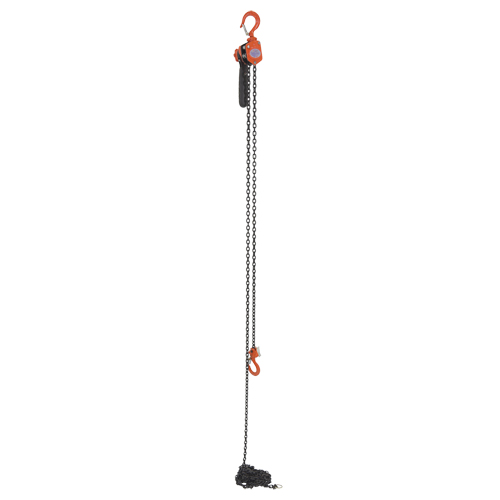 Mini Lever Hoist, 15' Lift, 500 lbs. (0.25 tons) Capacity, Steel Chain Haskins Industrial Inc.