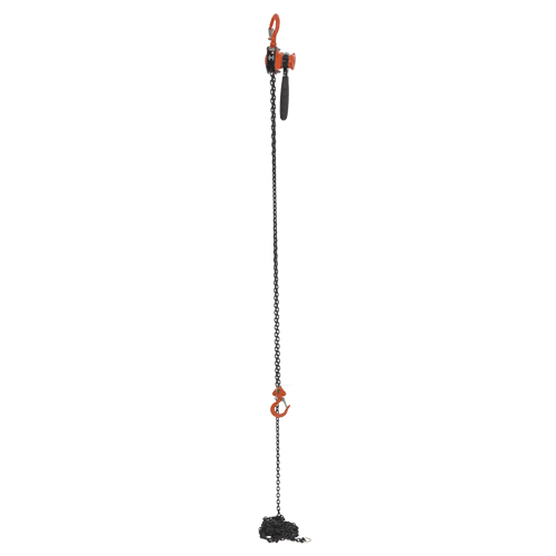 Mini Lever Hoist, 15' Lift, 500 lbs. (0.25 tons) Capacity, Steel Chain Haskins Industrial Inc.