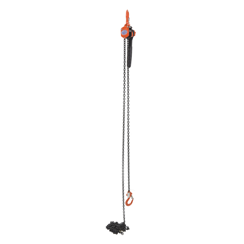 Mini Lever Hoist, 15' Lift, 1000 lbs. (0.5 tons) Capacity, Steel Chain Haskins Industrial Inc.