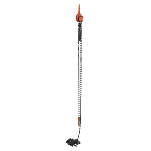 Mini Lever Hoist, 20' Lift, 1000 lbs. (0.5 tons) Capacity, Steel Chain Haskins Industrial Inc.