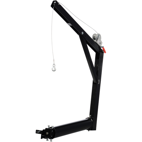 Hitch Mounted Truck Jib Crane, 600 lbs. (0.3 tons) Capacity, 84-5/8" Max. Clearance Haskins Industrial Inc.