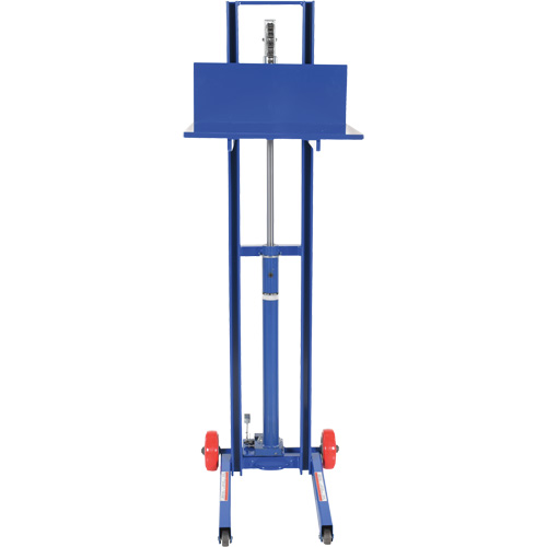 Hydraulic Platform Lift Stacker, Foot Pump Operated, 400 lbs. Capacity, 51-1/8" Max Lift Haskins Industrial Inc.