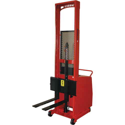 76" Lift Counter-Balance Powered Stacker Haskins Industrial Inc.