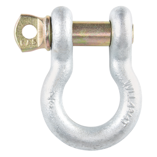 Screw Pin Anchor Shackle, 3/16", Screw Pin, Hot Dip Galvanized Haskins Industrial Inc.