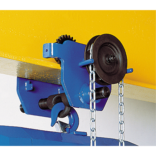 Corso&reg; Geared Trolley, 40000 lbs. (20 tons) Capacity, 5-1/3" - 8-2/3" Haskins Industrial Inc.