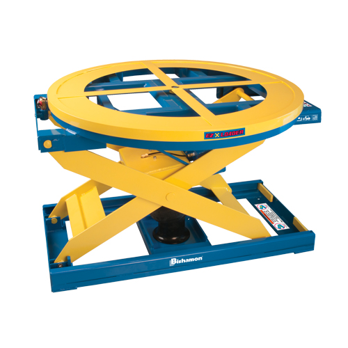 EZ X Loader Self-Levelling Pallet Positioner, 43" L x 43" W, 4000 lbs. Cap. Haskins Industrial Inc.