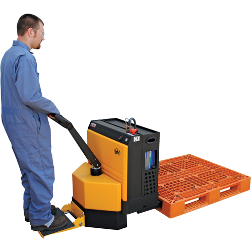 Fully Powered Electric Pallet Truck With  Stand-On Platform, 4500 lbs. Cap., 48" L x 30.25" W Haskins Industrial Inc.