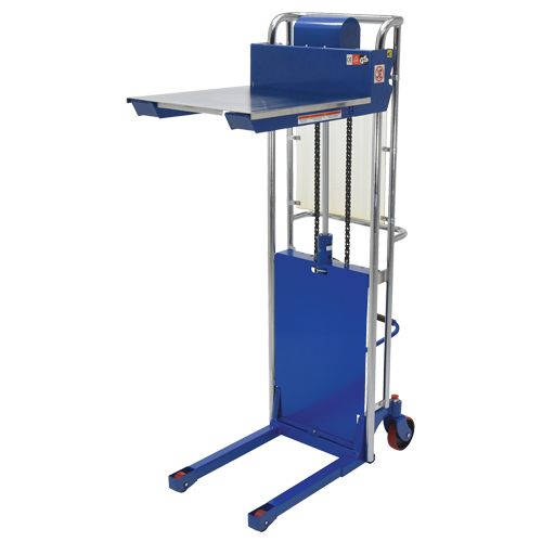 Gerbeur Hefti-Lift, M&eacute;canisme Pompe au pied, Capacit&eacute; de 880 lb, Levage max de 59" Haskins Industrial Inc.