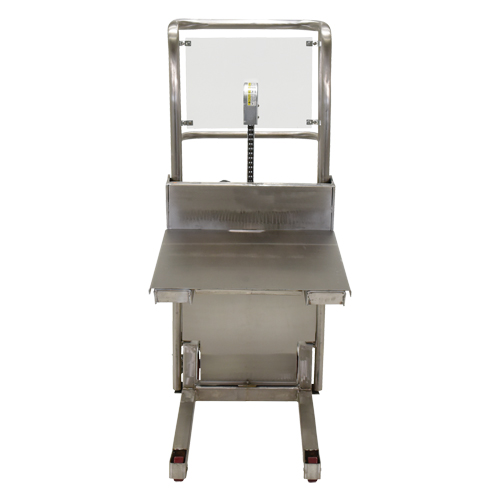 Hefti-Lift Load Stacker, Foot Pump Operated, 450 lbs. Capacity, 45-5/8" Max Lift Haskins Industrial Inc.