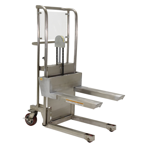 Hefti-Lift Load Stacker, Foot Pump Operated, 450 lbs. Capacity, 45-5/8" Max Lift Haskins Industrial Inc.