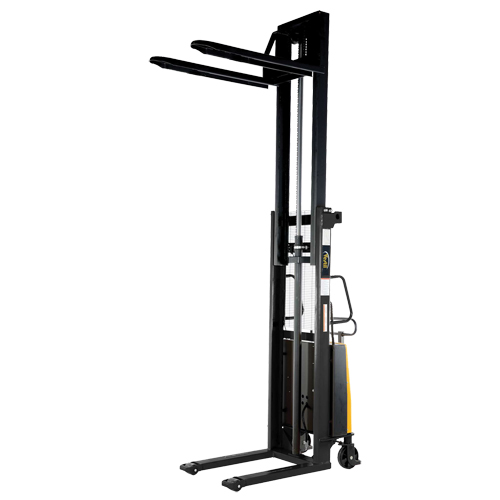 Gerbeur pour chariot &eacute;l&eacute;vateur, Fonctionnement &eacute;lectrique, Capacit&eacute; 2000 lb, Lev&eacute;e max 118" Haskins Industrial Inc.