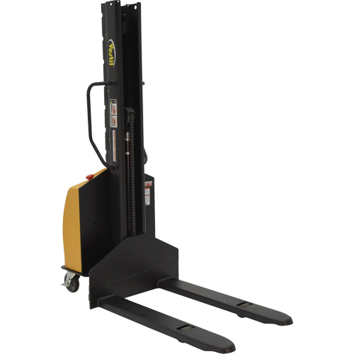 Gerbeur motoris&eacute; avec m&acirc;t &eacute;troit, Fonctionnement &eacute;lectrique, Capacit&eacute; 1000 lb, Lev&eacute;e max 63" Haskins Industrial Inc.