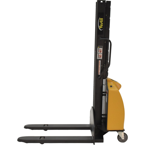 Gerbeur motoris&eacute; avec m&acirc;t &eacute;troit, Fonctionnement &eacute;lectrique, Capacit&eacute; 1000 lb, Lev&eacute;e max 63" Haskins Industrial Inc.