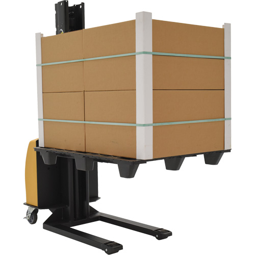 Gerbeur motoris&eacute; avec m&acirc;t &eacute;troit, Fonctionnement &eacute;lectrique, Capacit&eacute; 1000 lb, Lev&eacute;e max 63" Haskins Industrial Inc.