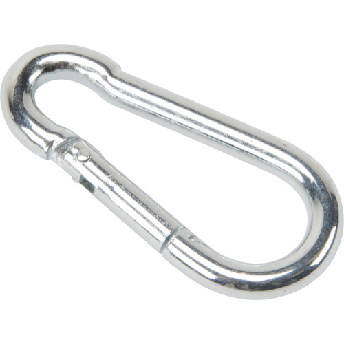 Zinc Plated Snap Hook, 220 lbs (0.11 tons) Working Load Limit, 3/16" Size, 5/16" Eye Haskins Industrial Inc.