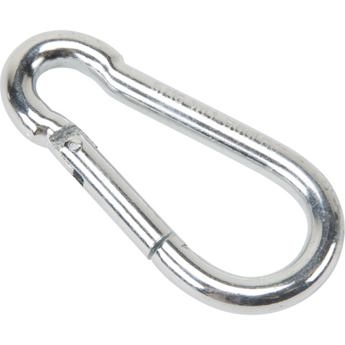 Zinc Plated Snap Hook, 500 lbs (0.25 tons) Working Load Limit, 5/16" Size, 1/2" Eye Haskins Industrial Inc.