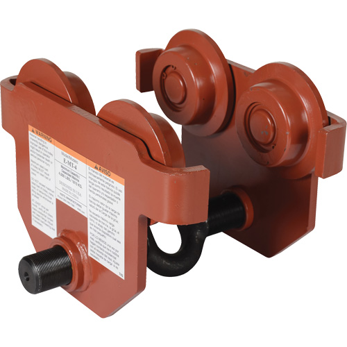 Low Profile Manual Trolley, 4000 lbs. (2 tons) Haskins Industrial Inc.