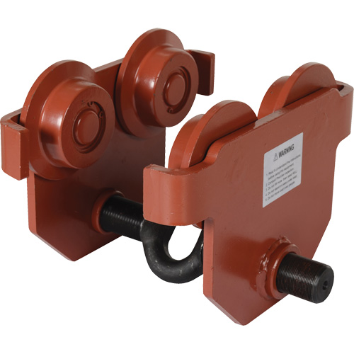 Low Profile Manual Trolley, 4000 lbs. (2 tons) Haskins Industrial Inc.