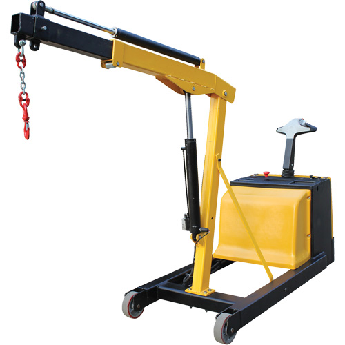 Electric Powered Floor Crane, 8.8' Lift, 1500 lbs. (0.75 tons), 44-1/4" Arm, 62-1/4" H Haskins Industrial Inc.