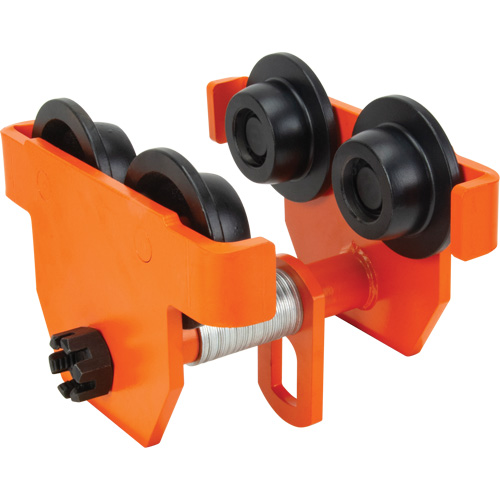 Adjustable Trolley with Safety Plates, 1000 lbs. (0.5 tons) Haskins Industrial Inc.