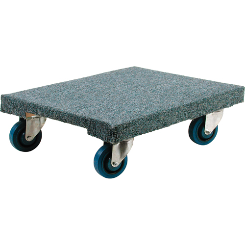 Wood Dollies - Heavy-Duty, Rubber Wheels, 1400 lbs. Capacity, 18" W x 24" D x 7" H Haskins Industrial Inc.