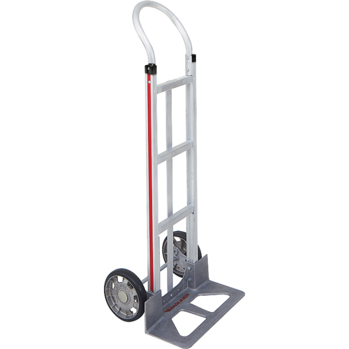 Knocked Down Hand Truck, Continuous Handle, Aluminum, 48" Height, 500 lbs. Capacity Haskins Industrial Inc.