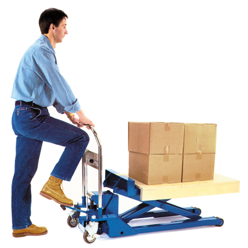 Table &eacute;l&eacute;vatrice surbaiss&eacute;e &agrave; ciseaux Dandy Lift, 37-1/10" lo x 19-7/10" la, Acier, Capacit&eacute; 1100 lb Haskins Industrial Inc.