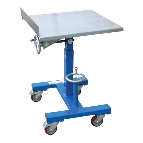 Mobile Tilting Work Table Haskins Industrial Inc.