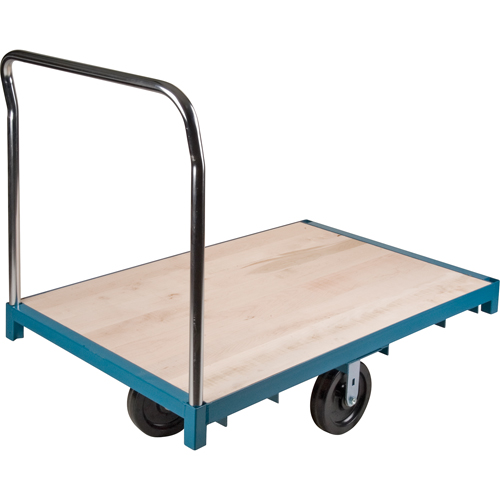 Heavy-Duty Platform Truck, 48" L x 30" W, 2500 lbs. Capacity, Nylon Casters Haskins Industrial Inc.