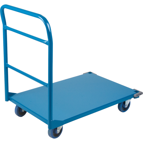Shelf & Platform Truck, Steel, 24" W x 36" D x 40" H, 1300 lbs. Platform Capacity Haskins Industrial Inc.
