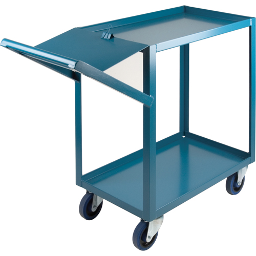 Order Picking Carts, 36" H x 18" W x 46" D, 2 Shelves, 1200 lbs. Capacity Haskins Industrial Inc.