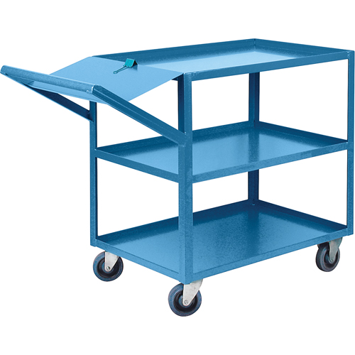 Chariots &agrave; cueillette, 36" h x 24" la x 52" p, 3 Tablettes, Capacit&eacute; 1200 lb Haskins Industrial Inc.