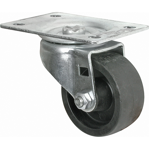 Light-Duty Caster, Swivel, 2-1/2" (63.5 mm), Polyolefin, 200 lbs. (91 kg.) Haskins Industrial Inc.