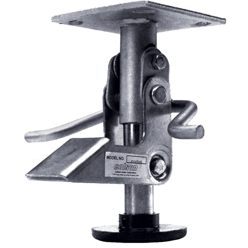 Floor Lock Brakes - Heavy-Duty, 6-7/32" Extended Height, 5-11/64" Retracted Height Haskins Industrial Inc.