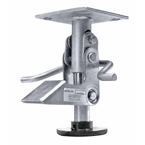 Heavy-Duty Floor Lock Brake, 5-7/8" Extended Height, 4-15/16" Retracted Height Haskins Industrial Inc.