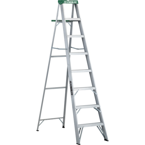Commercial Duty Stepladders (2400 Series), 8', Aluminum, 225 lbs. Capacity, Type 2 Haskins Industrial Inc.
