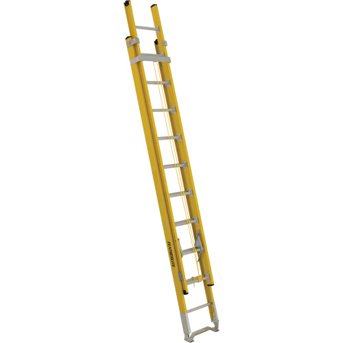 Industrial Heavy-Duty Extension Ladders (6200 Series), 375 lbs. Cap., 17' H, Grade 1AA Haskins Industrial Inc.