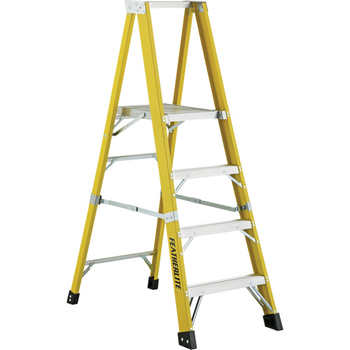 Industrial Heavy-Duty Platform Stepladders (6500 Series), 6', 300 lbs. Cap. Haskins Industrial Inc.