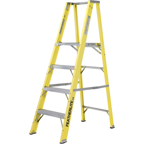 Industrial Heavy-Duty Platform Stepladders (6500 Series), 8', 300 lbs. Cap. Haskins Industrial Inc.