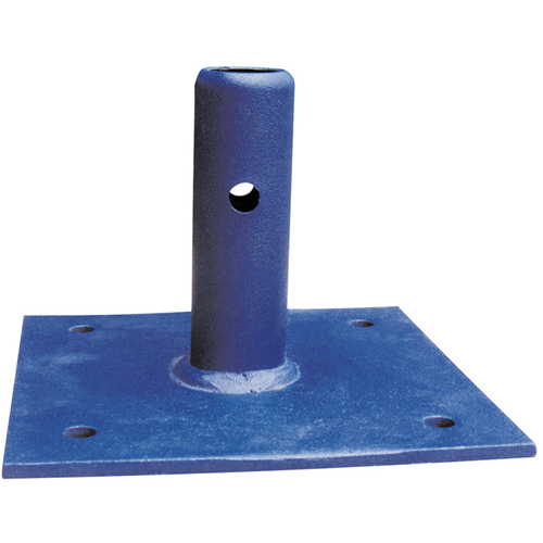 Scaffolding Accessories - Fixed Base Plate, Base Plate, 6" W x 6" H Haskins Industrial Inc.