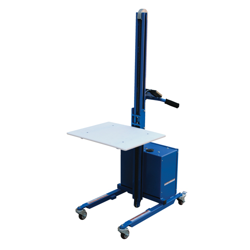 Quick Lift Platform Stacker, Electric Operated, 175 lbs. Capacity, 57" Max Lift Haskins Industrial Inc.