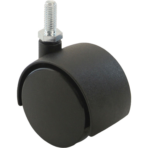 Roulette &agrave; roue double (s&eacute;ries 300/400), Pivotant, Diam&egrave;tre 2" (51 mm), Capacit&eacute; 75 lb (34 kg) Haskins Industrial Inc.