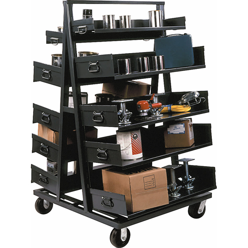 Chariots Adjust-A-Tray, 30" x 38" x 64", Capacit&eacute; 2500 lb Haskins Industrial Inc.