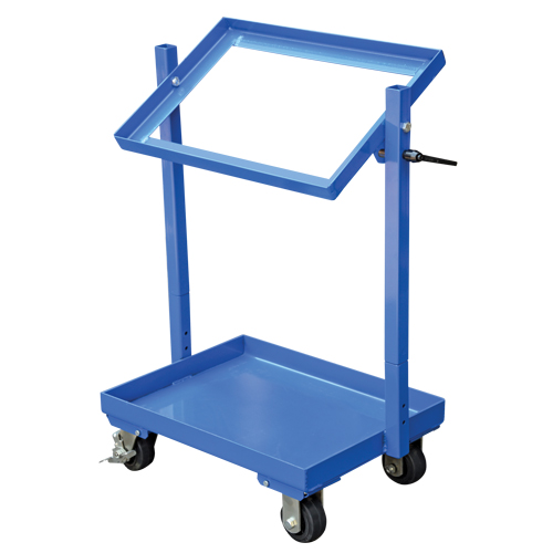 Stock Cart, Steel, 30-11/16" W x 19-1/4" D, 2 Shelves, 200 lbs. Capacity Haskins Industrial Inc.